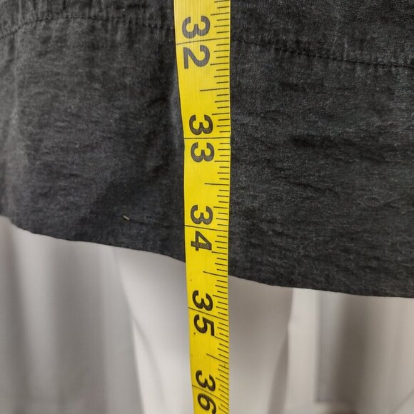 Old Navy Women's Black Puff Sleeve Scoop Neck, Casual Midi Dress Size Medium - Picture 7 of 12